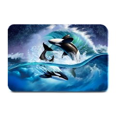 Orca Wave Water Underwater Plate Mats by Mog4mog4
