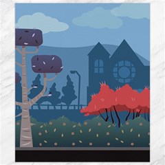 Town Vector Illustration Illustrator City Urban Canvas 8  X 10  by Mog4mog4