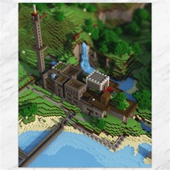 Green Village Miniature Technology Canvas 16  X 20  by Bakwanart