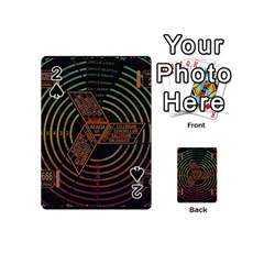 Black And Green Area Rug Neon Genesis Evangelion Computer Communication Playing Cards 54 Designs (mini) by Bakwanart