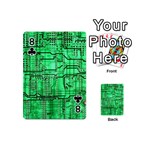 Green Circuit Board Computer Playing Cards 54 Designs (Mini) Front - Club8