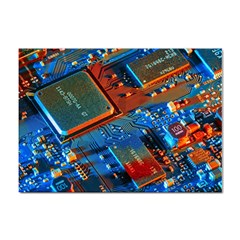 Gray Circuit Board Electronics Electronic Components Microprocessor Sticker A4 (100 Pack) by Bakwanart