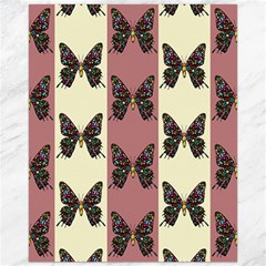 Butterflies Pink Old Ancient Texture Decorative Canvas 16  X 20  by 99art
