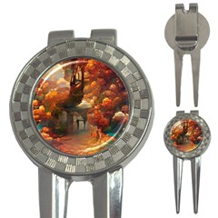 Collage Art Ai Wow Awesome 3-in-1 Golf Divots by 99art