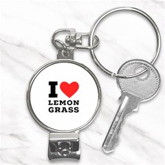 I Love Lemon Grass Nail Clippers Key Chain by ilovewhateva