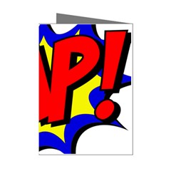 Zap Comic Book Fight Mini Greeting Cards (pkg Of 8) by 99art