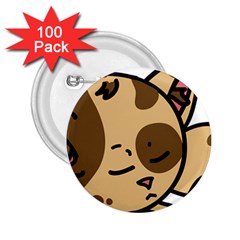 Cat-cartoon-pet-kitten-character 2 25  Buttons (100 Pack)  by 99art