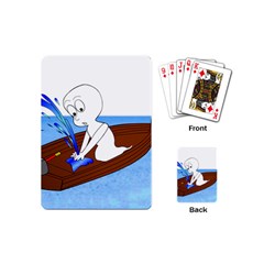 Spirit-boat-funny-comic-graphic Playing Cards Single Design (mini) by 99art