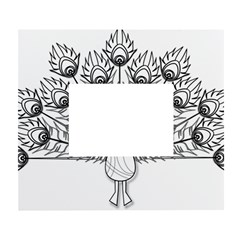Peacock-plumage-display-bird White Wall Photo Frame 5  X 7  by 99art