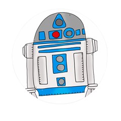 Technology-clip-art-r2d2 Mini Round Pill Box by 99art
