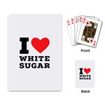 I love white sugar Playing Cards Single Design (Rectangle) Back