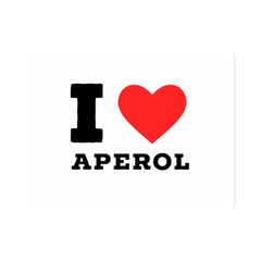 I Love Aperol Premium Plush Fleece Blanket (mini) by ilovewhateva