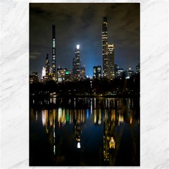 New York Night Central Park Skyscrapers Skyline Canvas 12  X 18  by Cowasu
