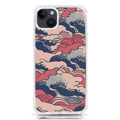 Waves Ocean Sea Water Pattern Rough Seas Iphone 14 Plus Tpu Uv Print Case by danenraven
