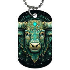 Bull Star Sign Dog Tag (one Side) by Bangk1t