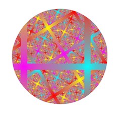 Geometric Abstract Colorful Mini Round Pill Box (pack Of 3) by Bangk1t