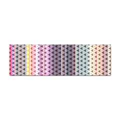 Triangle Stripes Texture Pattern Sticker Bumper (100 Pack) by Bangk1t