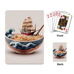 Noodles Pirate Chinese Food Food Playing Cards Single Design (rectangle) by Ndabl3x