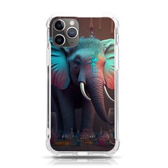 Elephant Tusks Trunk Wildlife Africa Iphone 11 Pro 5 8 Inch Tpu Uv Print Case by Ndabl3x