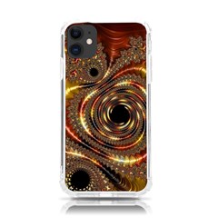 Geometric Art Fractal Abstract Art Iphone 11 Tpu Uv Print Case by Ndabl3x