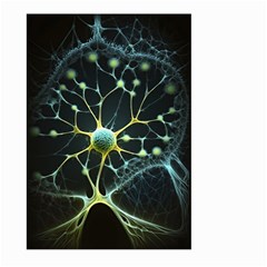 Neuron Network Large Garden Flag (two Sides) by Ndabl3x
