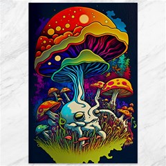 Mushrooms Fungi Psychedelic Canvas 12  X 18  by Ndabl3x
