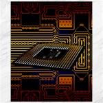 Processor Cpu Board Circuit Canvas 11  x 14  10.95 x13.48  Canvas - 1