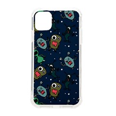 Monster-alien-pattern-seamless-background Iphone 11 Tpu Uv Print Case by Wav3s