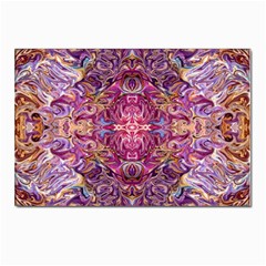 Indian Summer Patterns Postcards 5  X 7  (pkg Of 10) by kaleidomarblingart