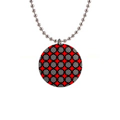 Dart Board Target Game 1  Button Necklace by Ndabl3x