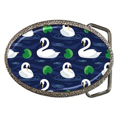 Swan Pattern Elegant Design Belt Buckles by Vaneshart
