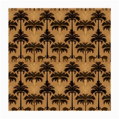 Camel Palm Tree Medium Glasses Cloth by Vaneshop