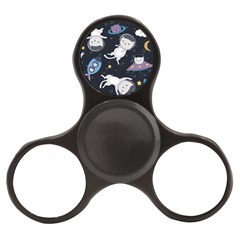 Space Cat Illustration Pattern Astronaut Finger Spinner by Wav3s