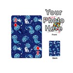 Cat Spacesuit Space Suit Astronaut Pattern Playing Cards 54 Designs (Mini) Front - Diamond2