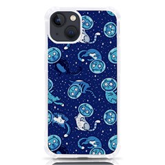 Cat Spacesuit Space Suit Astronaut Pattern Iphone 13 Tpu Uv Print Case by Wav3s