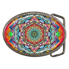 Mandalas Psychedelic Belt Buckles by Cowasu