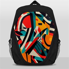 Colorful Abstract Backpack Bag by Jack14