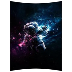 Psychedelic Astronaut Trippy Space Art Back Support Cushion by Bangk1t
