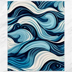 Pattern Ocean Waves Arctic Ocean Blue Nature Sea Canvas 11  X 14  by Ndabl3x