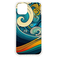 Waves Wave Ocean Sea Abstract Whimsical Abstract Art Iphone 12/12 Pro Tpu Uv Print Case by Ndabl3x
