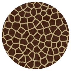 Giraffe Animal Print Skin Fur Round Trivet by Amaryn4rt