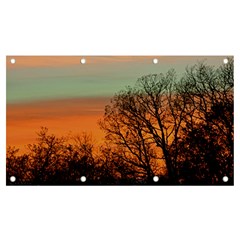 Twilight Sunset Sky Evening Clouds Banner And Sign 7  X 4  by Amaryn4rt