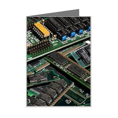 Computer Ram Tech - Mini Greeting Card by Amaryn4rt