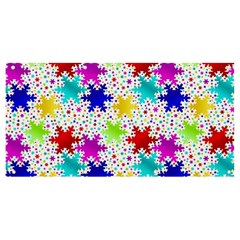 Snowflake Pattern Repeated Banner And Sign 8  X 4  by Amaryn4rt