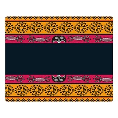 Pattern Ornaments Africa Safari Summer Graphic Premium Plush Fleece Blanket (large) by Amaryn4rt