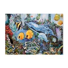 Colorful Aquatic Life Wall Mural Crystal Sticker (a4) by Simbadda