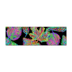 Autumn Pattern Dried Leaves Sticker Bumper (10 Pack) by Simbadda