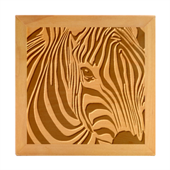 Animal Cute Pattern Art Zebra Wood Photo Frame Cube by Amaryn4rt