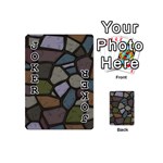 Cartoon-colored-stone-seamless-background-texture-pattern - Playing Cards 54 Designs (Mini) Front - Joker1