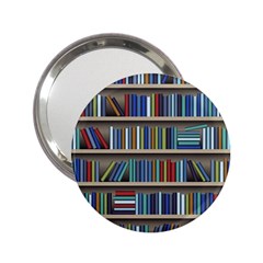 Bookshelf 2 25  Handbag Mirrors by uniart180623